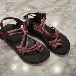 Chaco ZX2 Double Strap Pink Purple Womens Sport Sandal Size 6